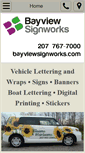 Mobile Screenshot of bayviewsignworks.com